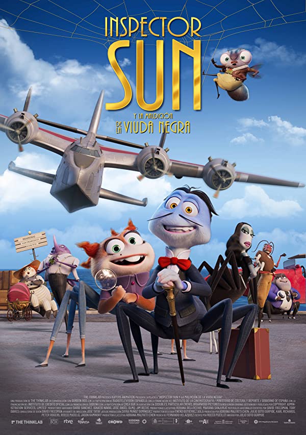 دانلود صوت دوبله انیمیشن Inspector Sun and the Curse of the Black Widow