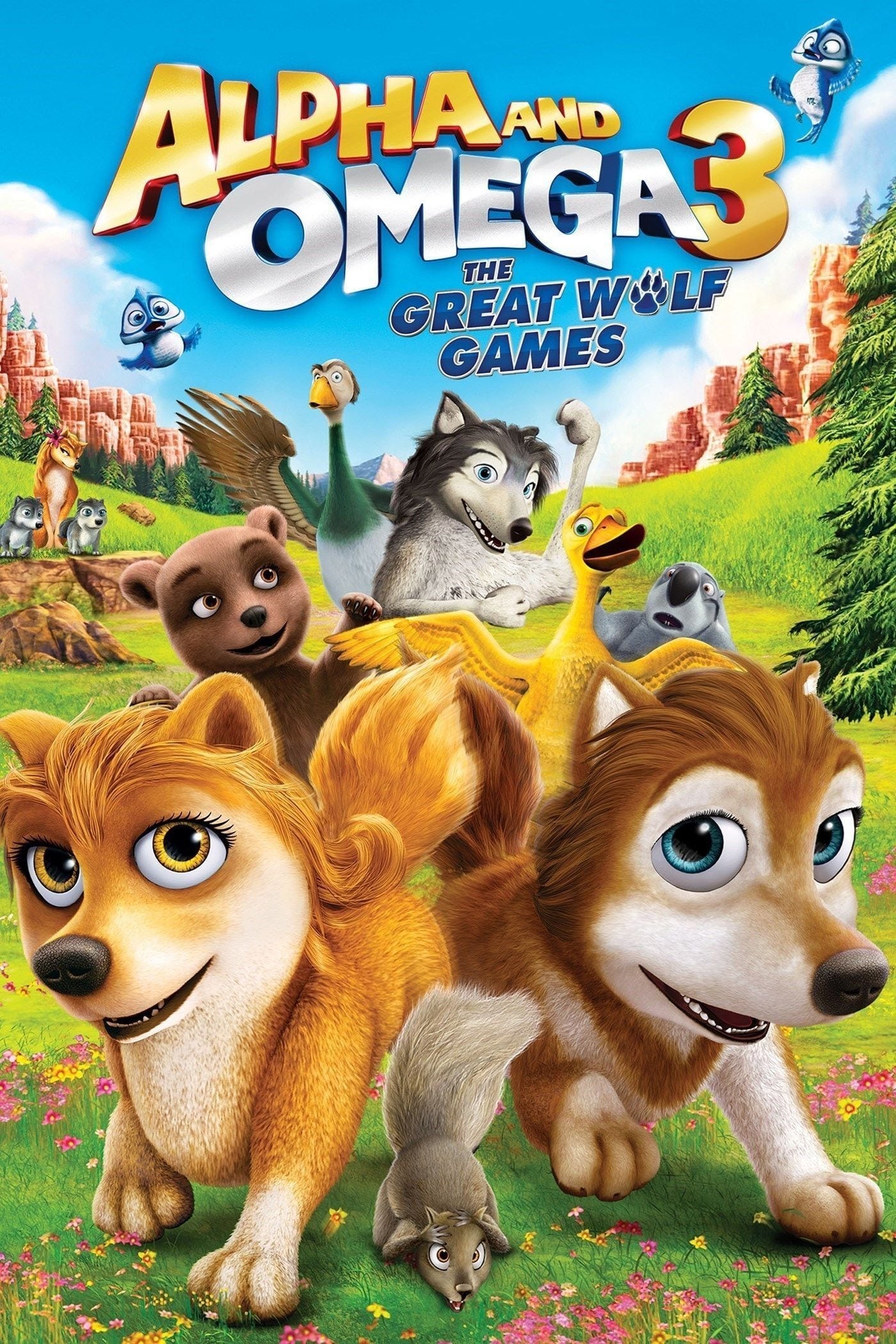 دانلود صوت دوبله انیمیشن Alpha and Omega 3: The Great Wolf Games