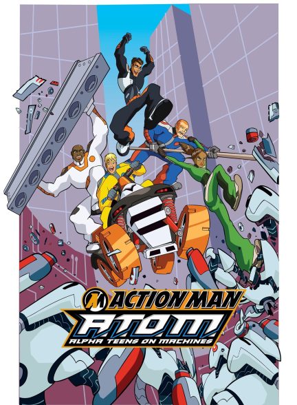 دانلود صوت دوبله سریال A.T.O.M.: Alpha Teens on Machines