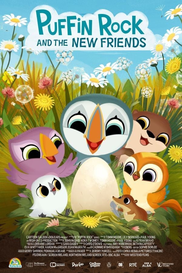 دانلود صوت دوبله انیمیشن Puffin Rock and the New Friends