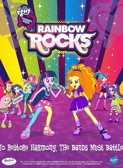 دانلود صوت دوبله فیلم My Little Pony: Equestria Girls – Rainbow Rocks Animated