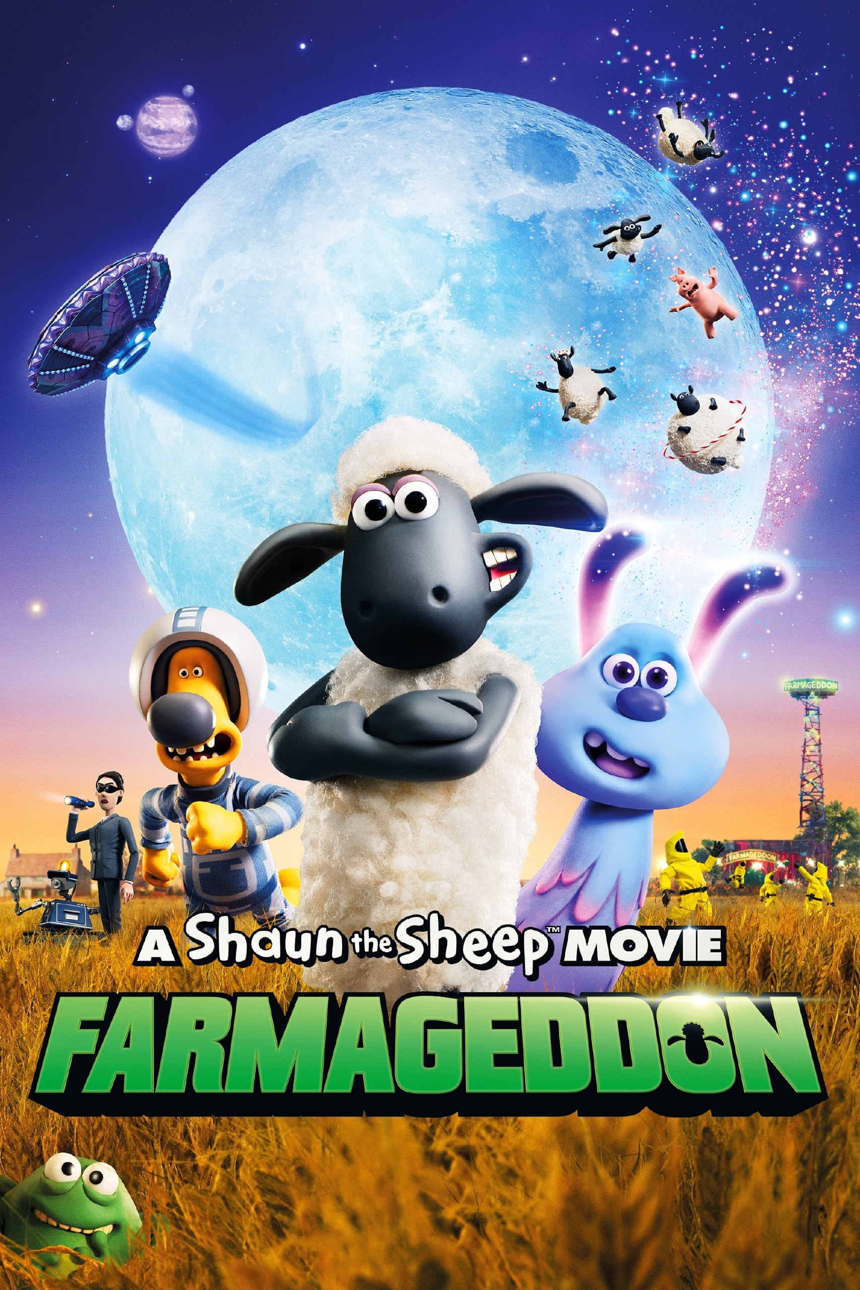 دانلود صوت دوبله انیمیشن A Shaun the Sheep Movie: Farmageddon